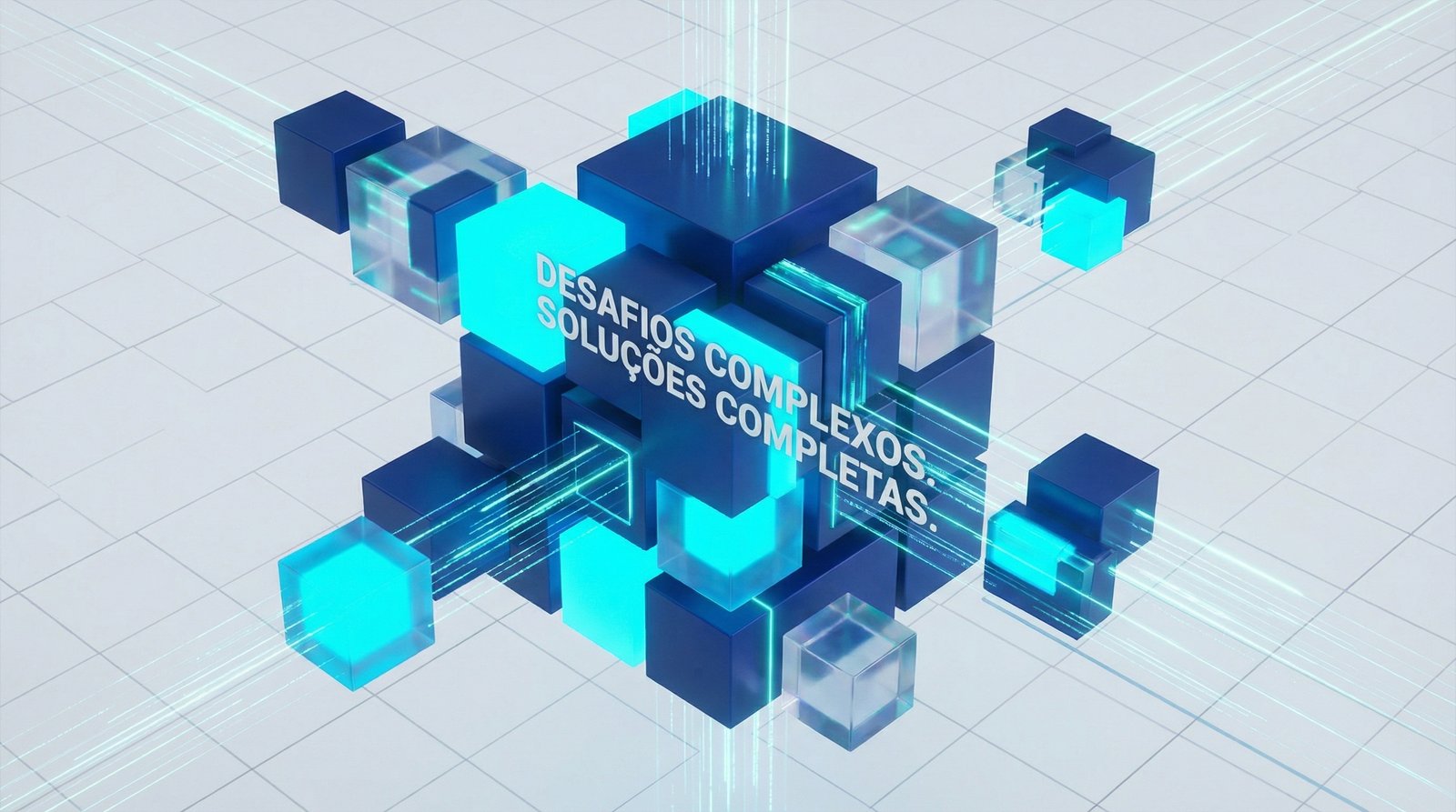 Abstract 3D Architecture - Complex Challenges Simplified